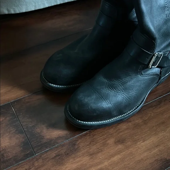 Chippewa Men's Black Leather Boots - Picture 5 of 11